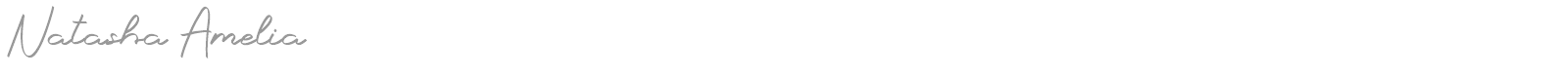Natasha Amelia font preview